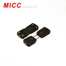 MICC haute température J type mini connecteur et connecteur de thermocouple de douille